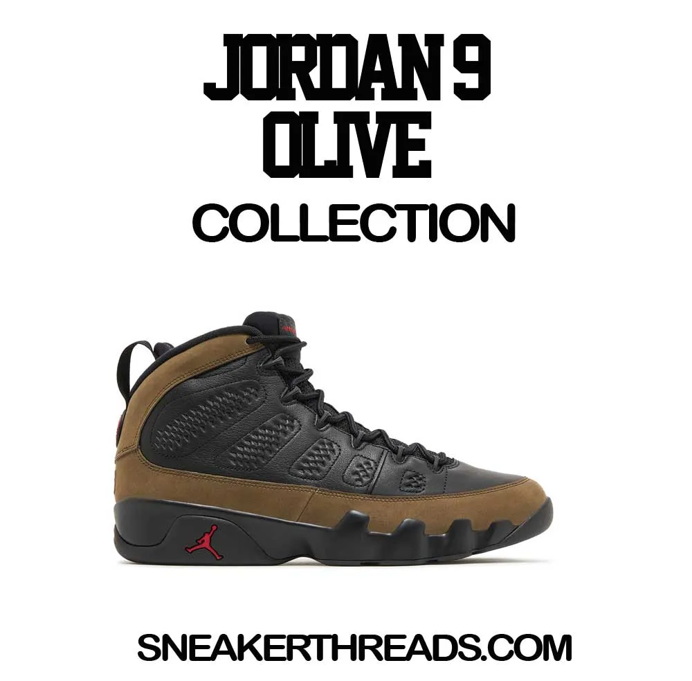 Retro 9 Olive Obsessed Shirt