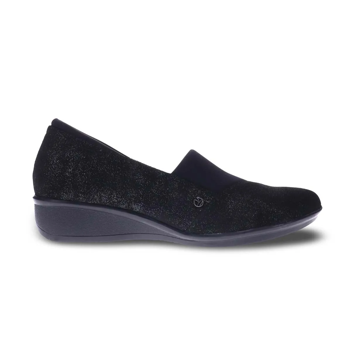 Revere Naples Women Stretch Casual Shoes In Midnight
