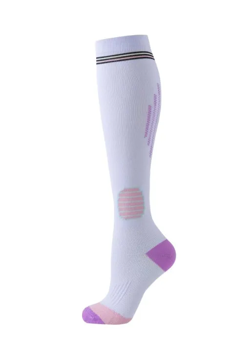 ROYALUCK 6 Pairs Compression Socks for Men and Women 15-20 mmHg Running Support Soccer Football Socks