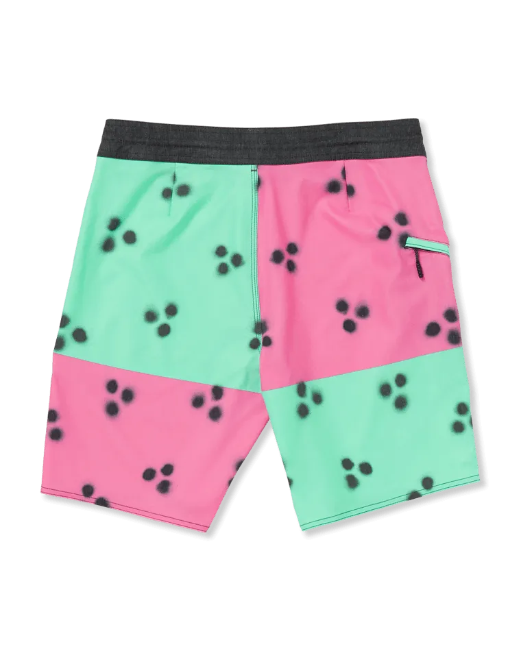 Schroff X Volcom Boardshorts in Dusty Aqua