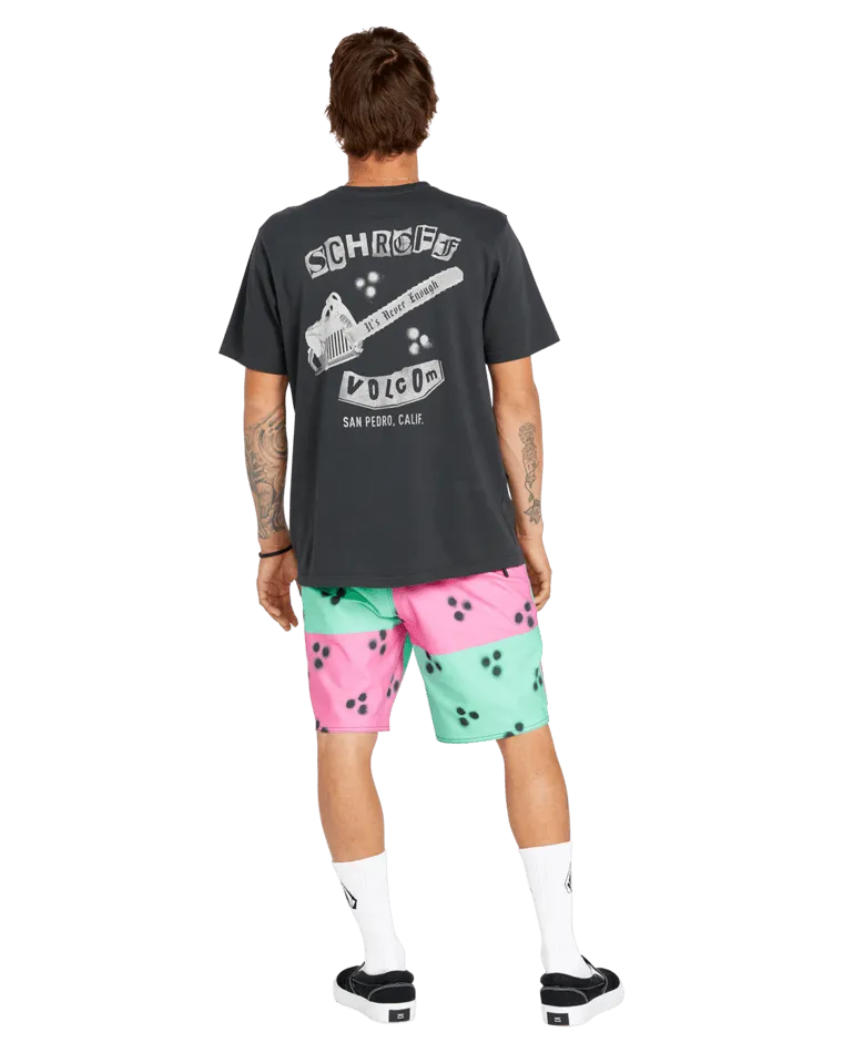 Schroff X Volcom Boardshorts in Dusty Aqua