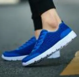 Shoes Summer Sneakers Breathable Casual Shoes Fashion   Lace up Mens Mesh Flats Big Plus cover new