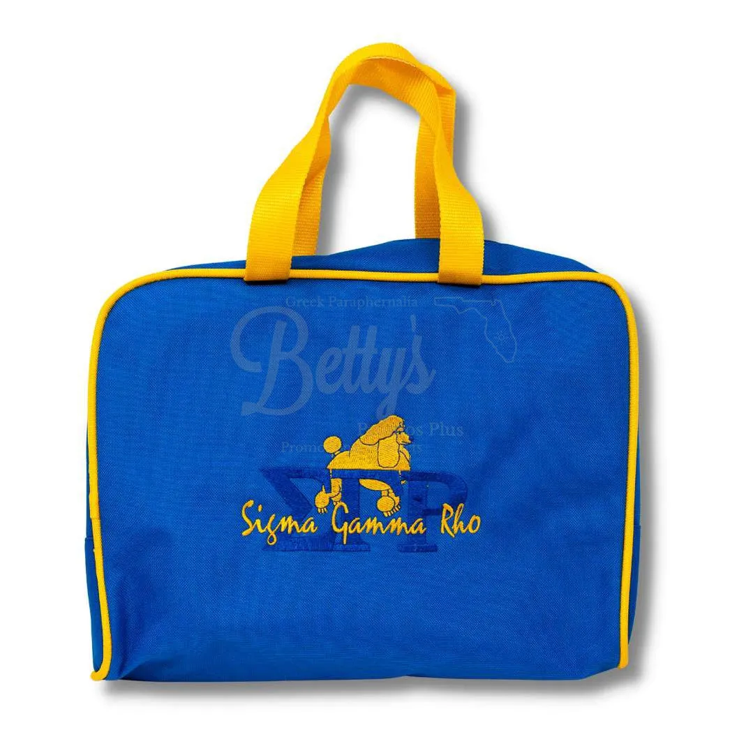 Sigma Gamma Rho ΣΓΡ Toiletry Bag Set of 3 Makeup Travel Kit Bathroom and Luggage Organizer