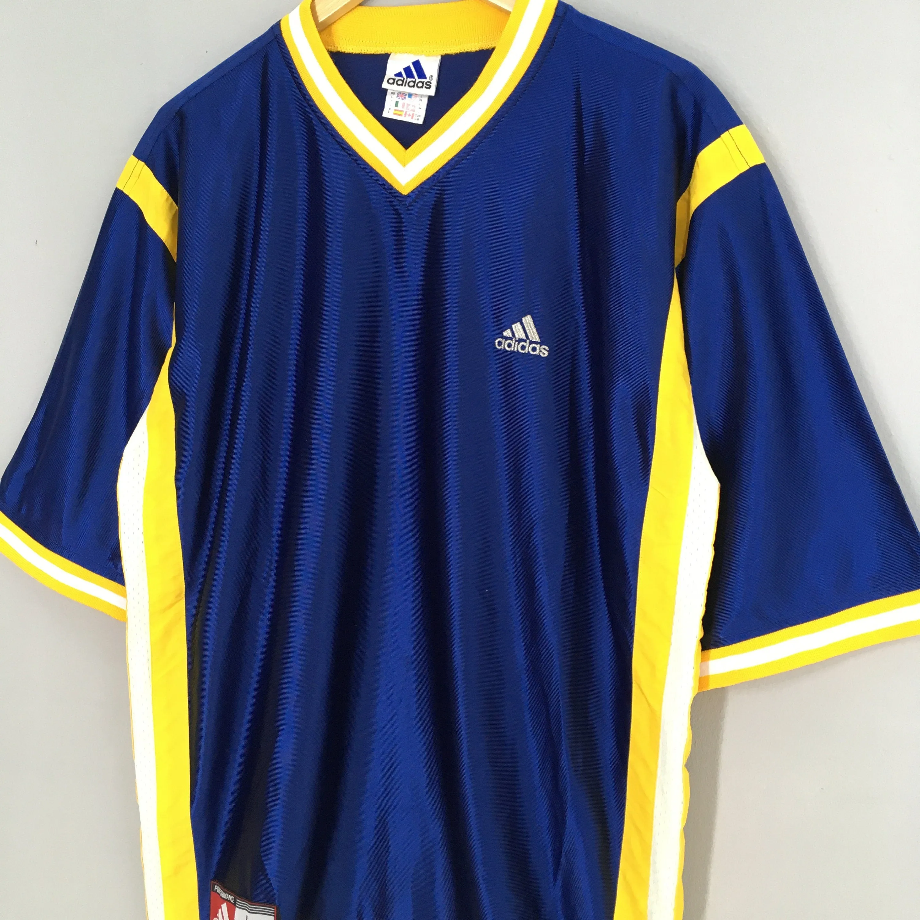 Soccer Adidas Equipment Blue Jersey Large