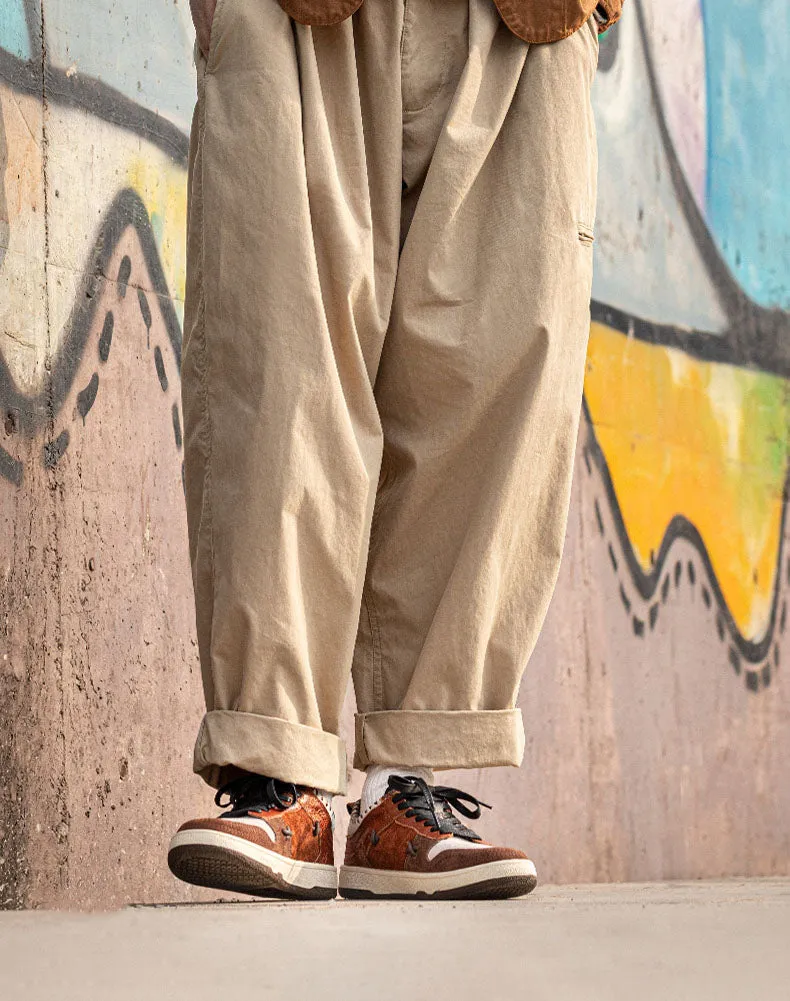 Suede Stitching All-Match Sports Casual Unisex Shoes