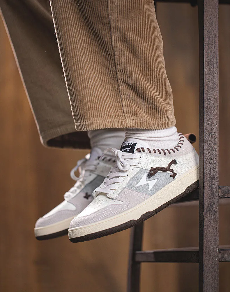 Suede Stitching All-Match Sports Casual Unisex Shoes