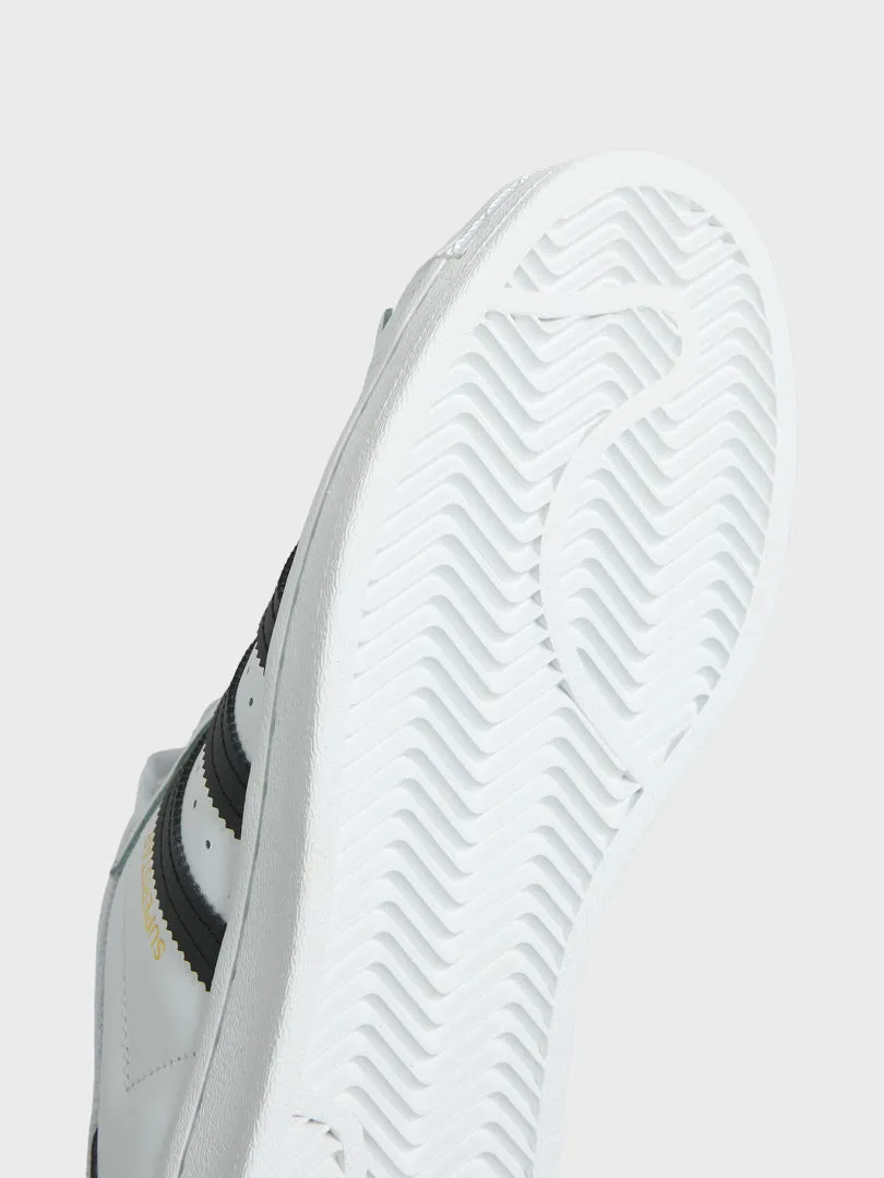 Superstar Sneakers in White and Black