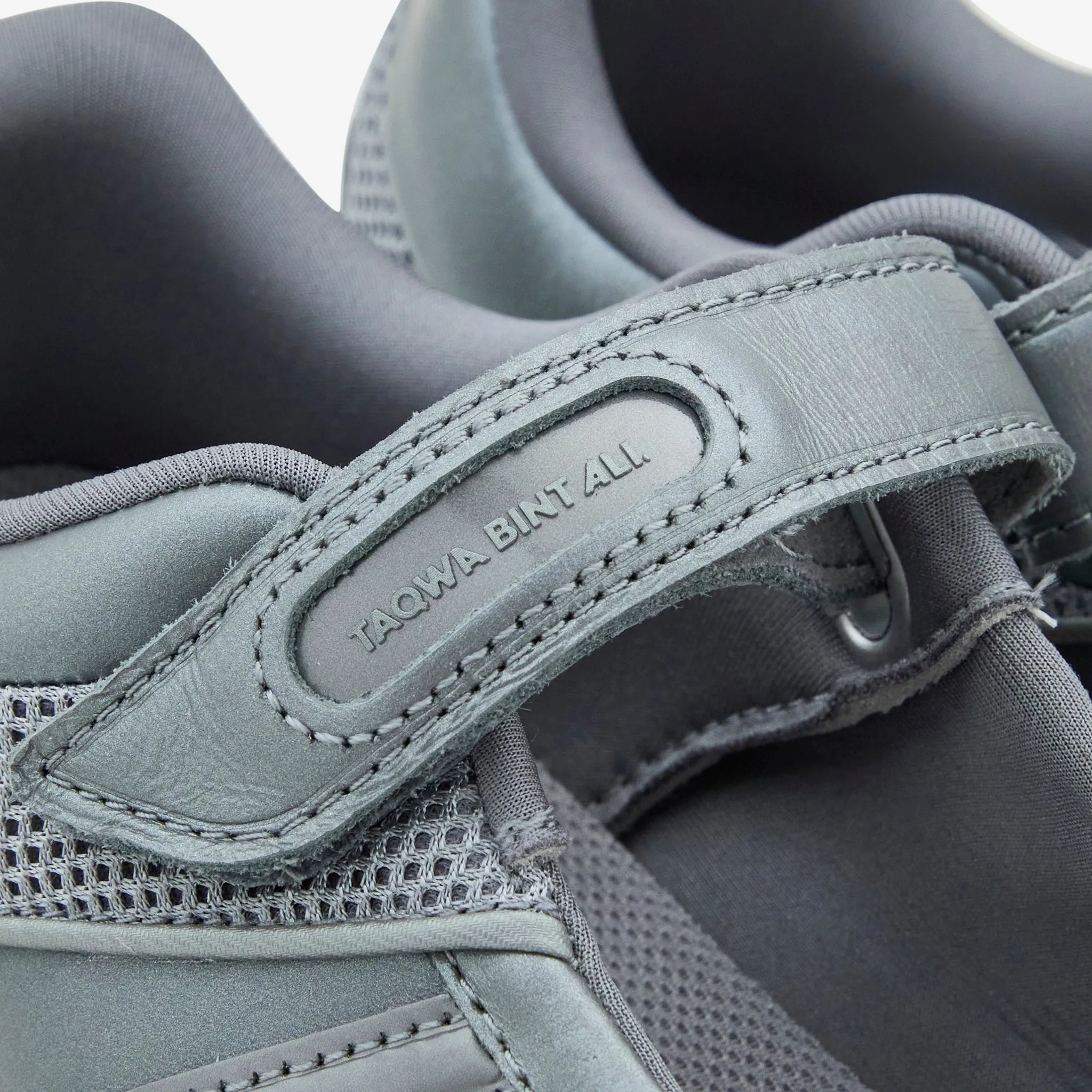 Taqwa Bint Ali x Megaride Mary-Jane Iron Metallic | Iron Metallic | Cyber Metallic