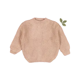 The Chunky Knit Sweater - Blush