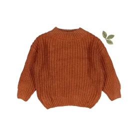 The Chunky Knit Sweater - Caramel