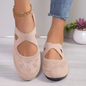 Women's Slip-On Hollow Mesh Casual Shoes 20037644C